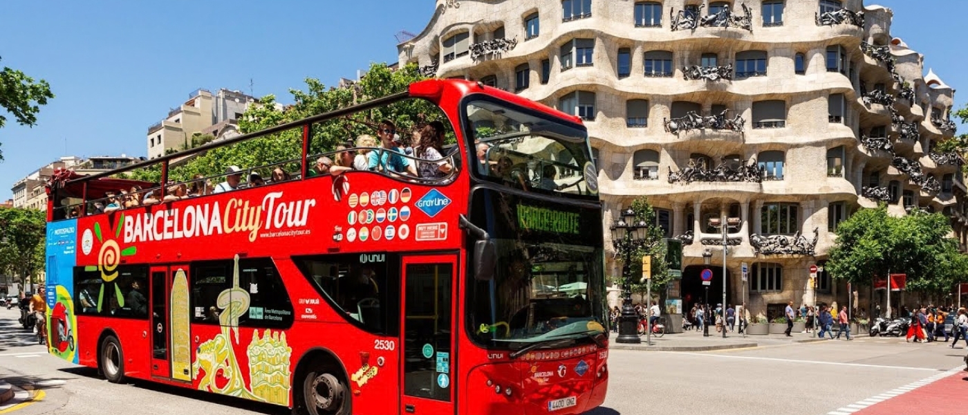 Barcelona Hop-On Hop-Off Tourist Bus