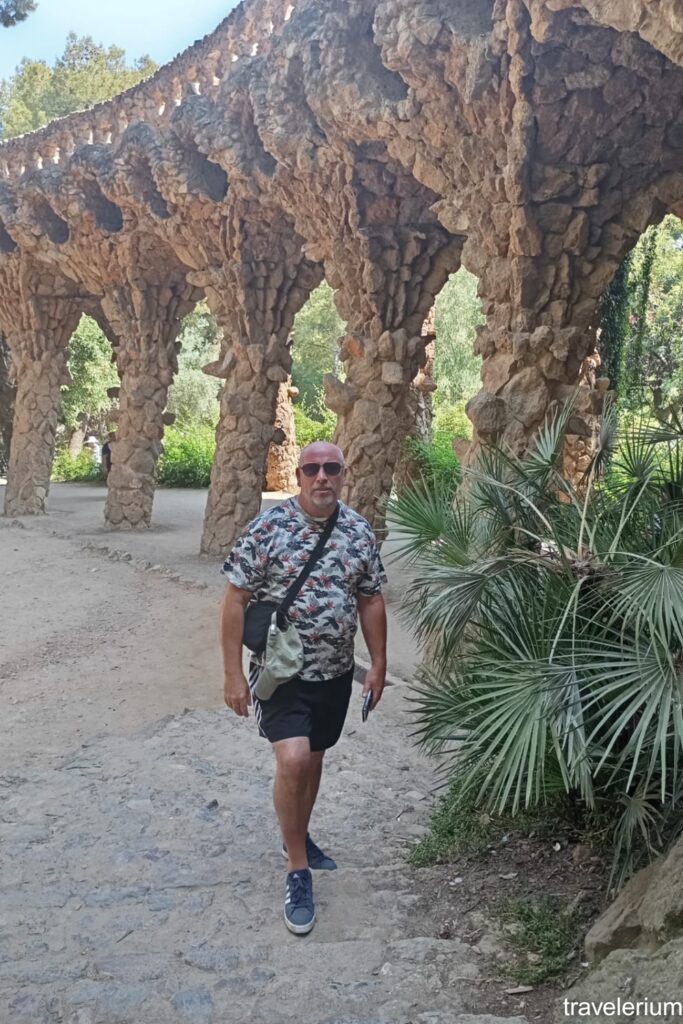 Me in The Austria Gardens - Park Guell