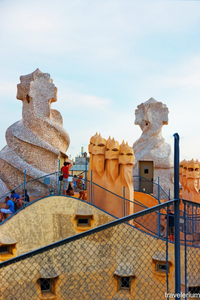 Rooftop Chimneys - Casa Mila (La Pedrera)