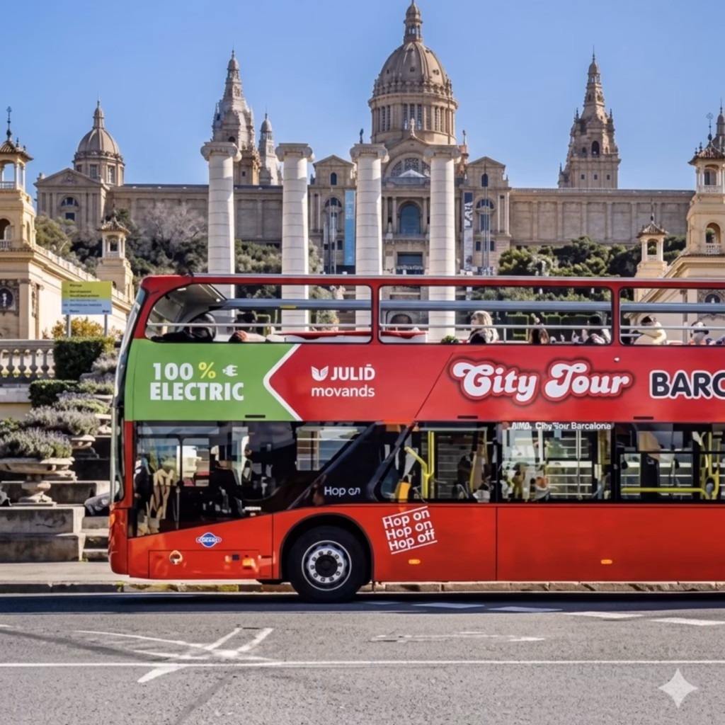 Hop On Hop Off Barcelona Tourist Bus