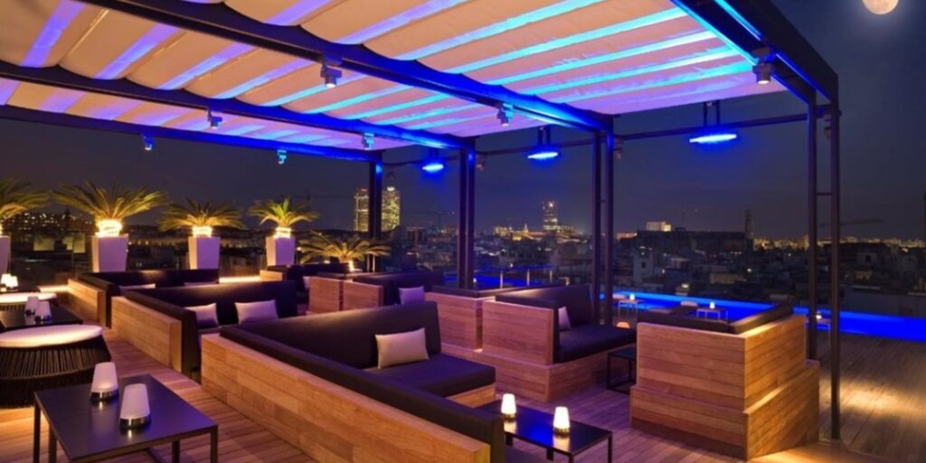 La Terraza del Central Skybar at Grand Hotel Central