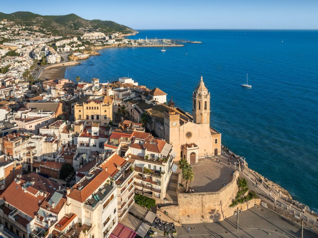 Sitges Aerial View