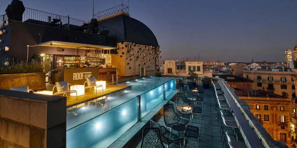 Terraza del Hotel Ohla Eixample